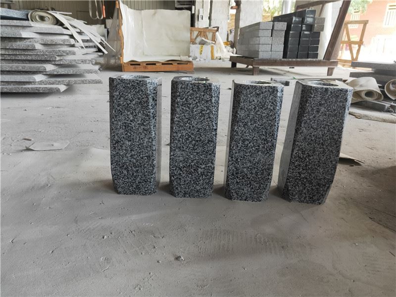 Flat Tombstone With Vase