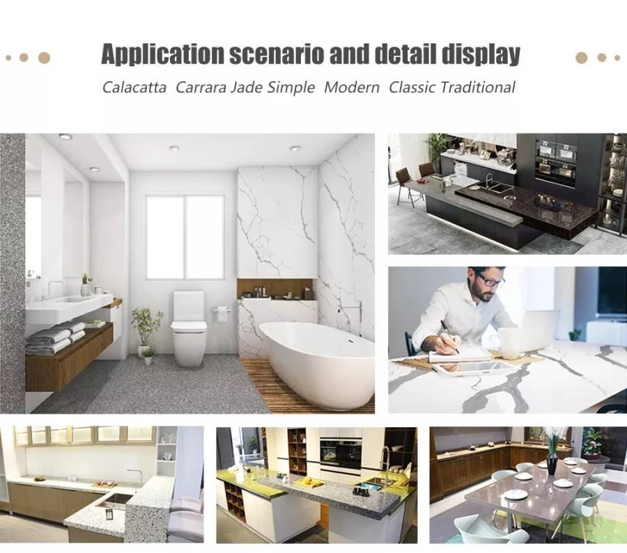 calacatta gold quartz countertop
