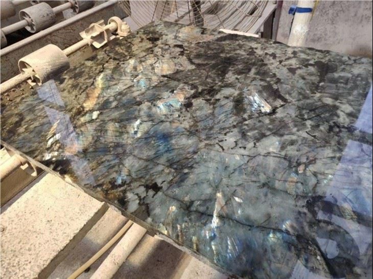 blue granite countertop