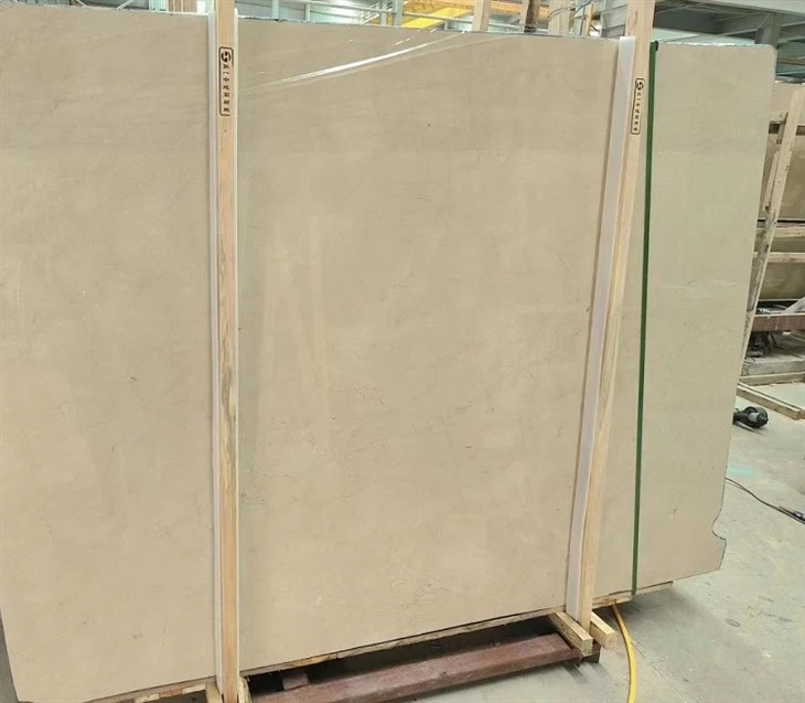 beige marble slabs