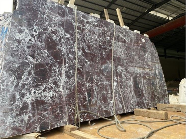 rosso levanto marble slab