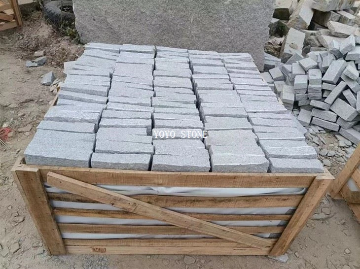 G603 Grey Granite Cube Stone (3)