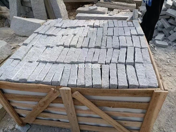 G603 Grey Granite Cube Stone (4)