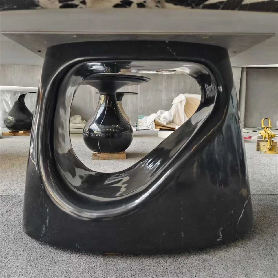 marble table detail