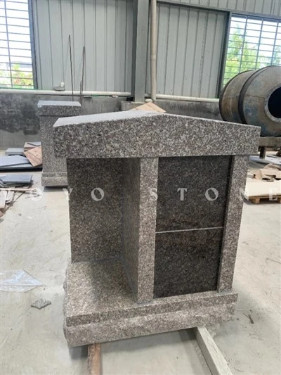 2 Nich Columbarium Brown Granite