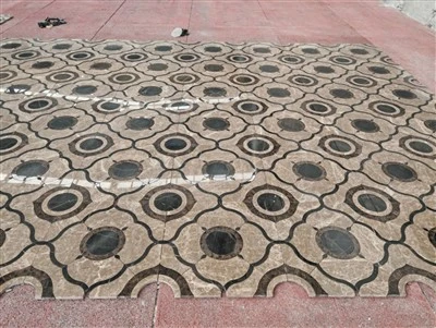 Etaj ak dekorasyon Marble Mozayik