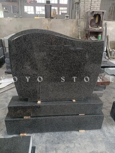 Nero Impala Granite Headstone UK Moniman